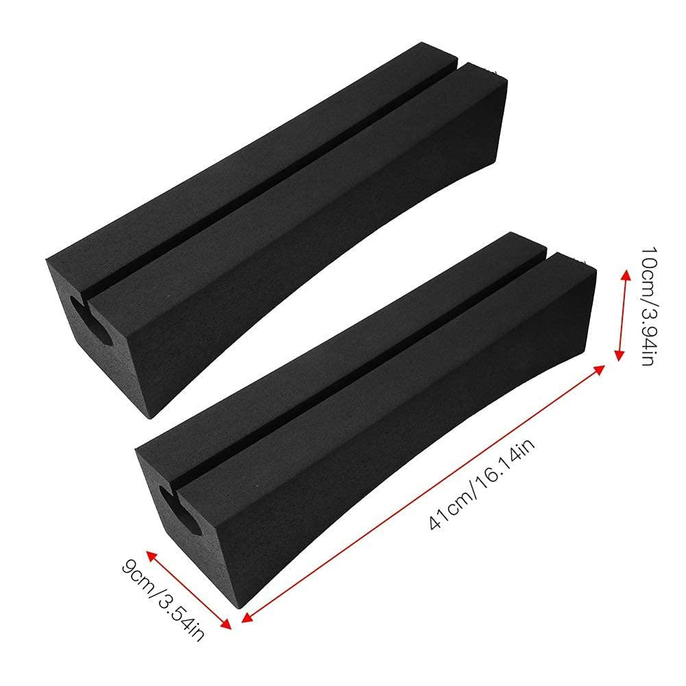 Jadeshay roof rack pads foam close up shows shock resistant EVA cushioning