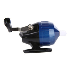 JADPES Shooting Fish Wheel blue side view emphasizes slim, portable profile.
