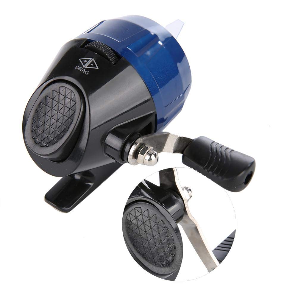 JADPES 58mm diameter reel highlights compact travel-friendly form.