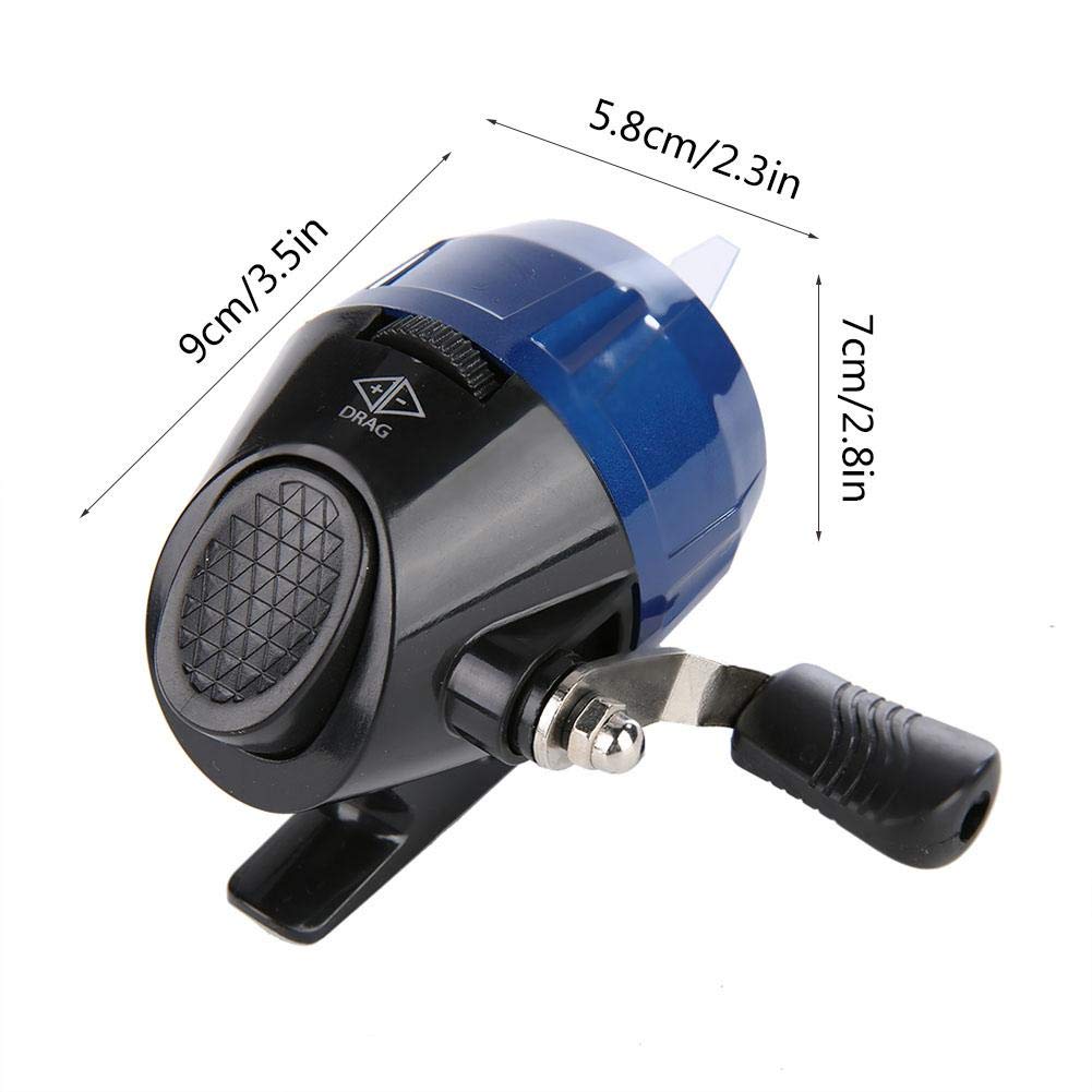 JADPES in-hand blue reel demonstrates lightweight setup ideal for beginners.