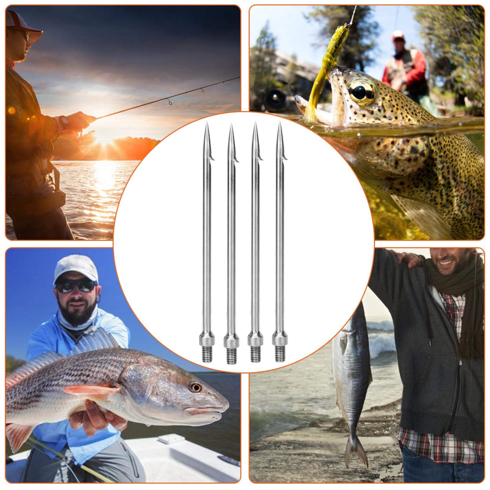 JADPES steel spear offers sturdy, long-lasting construction.