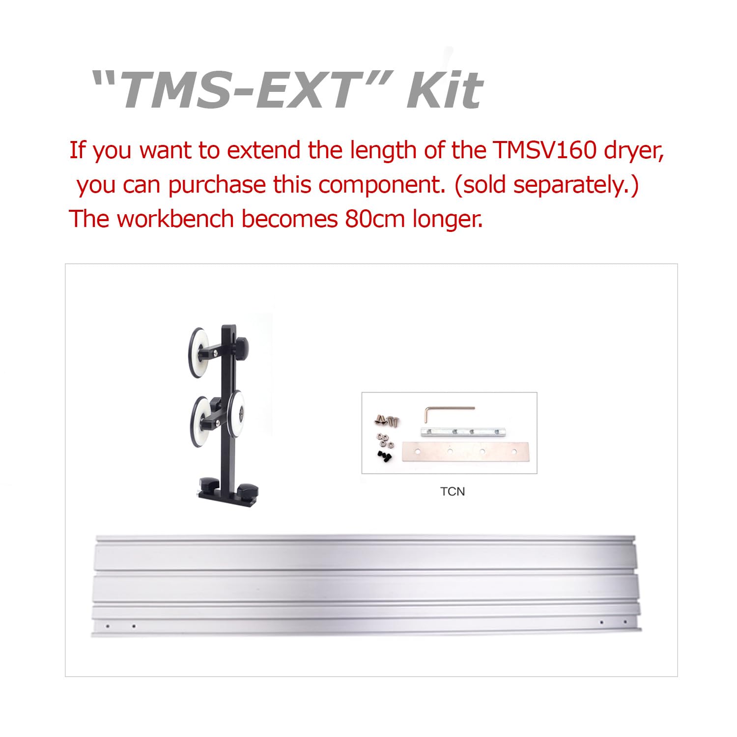 Aluminum dual-station frame shows sturdy, low-vibration construction