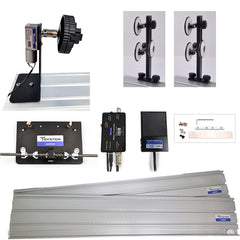 JADRAK T-System foot pedal in action enabling hands-free wrapping workflow for precision