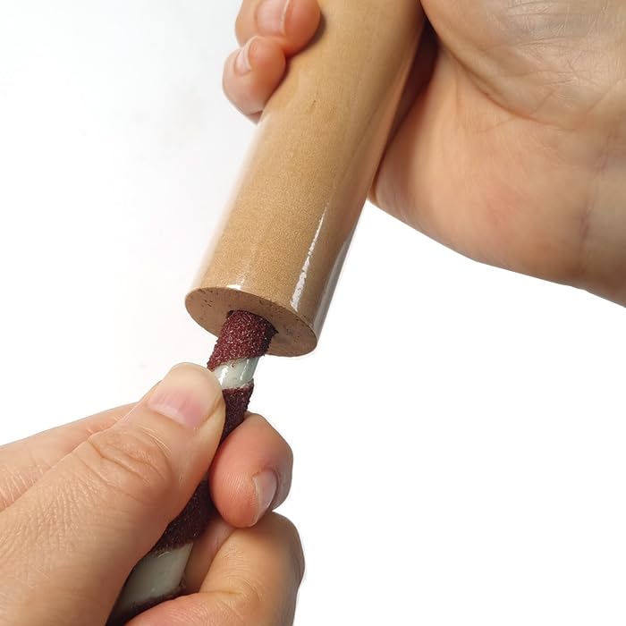 JADRAK grip reamer tool set – size L (35 cm length, 12.6–14.6 mm diameter) with 80 grit attached