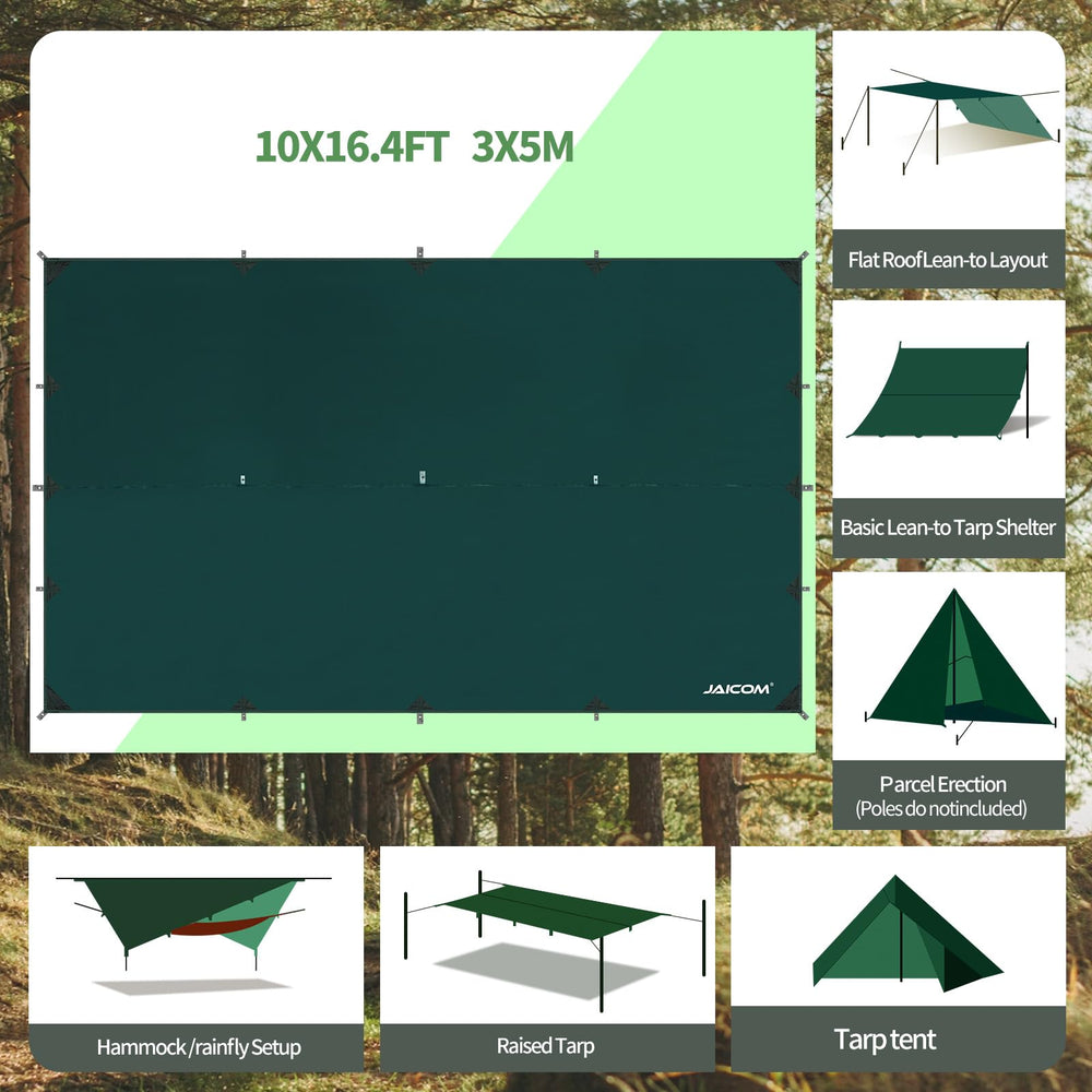 JAICOM ultralight carry bag for the camping tarp and accessories