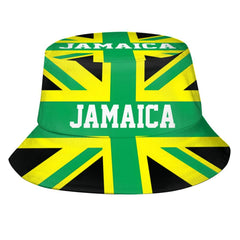 Unisex Jamaica flag bucket hat for men and women