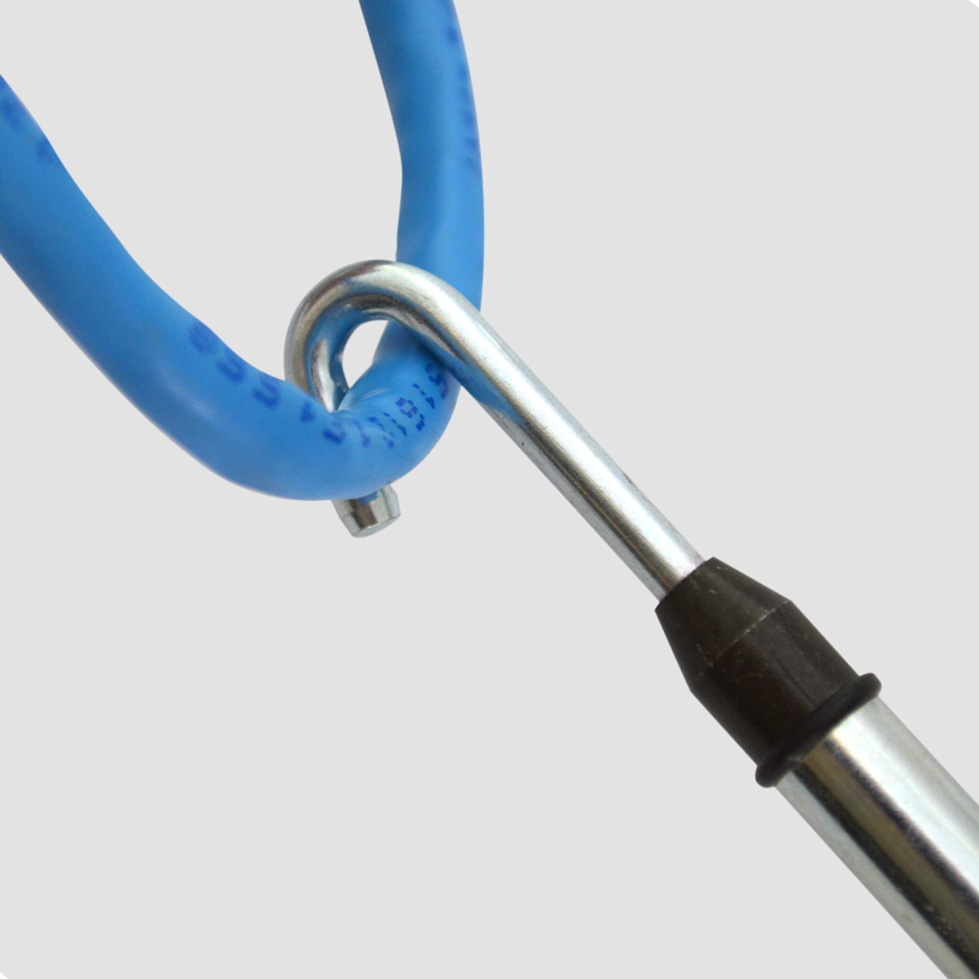 Jameson glow rod kit 6-inch bend radius helps navigate turns smoothly.