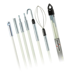 Jameson 7-8VK fiberglass glow rod kit assembled to 34 feet for long runs