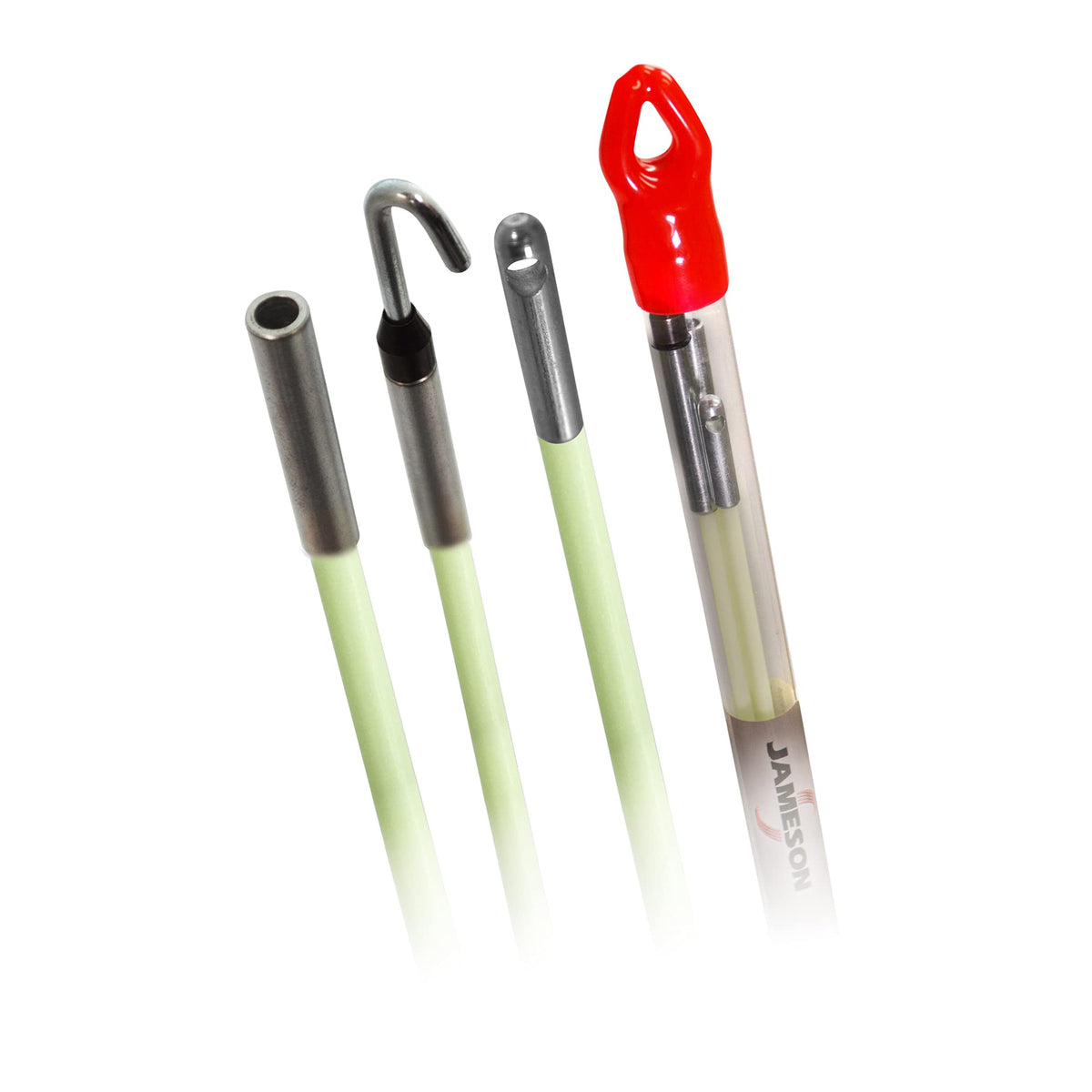 Jameson 7SS-36T glow rod kit during assembly enhances reach and flexibility.