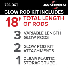 Jameson 7SS-36T minimum bend radius supports tight turns in cramped spaces.