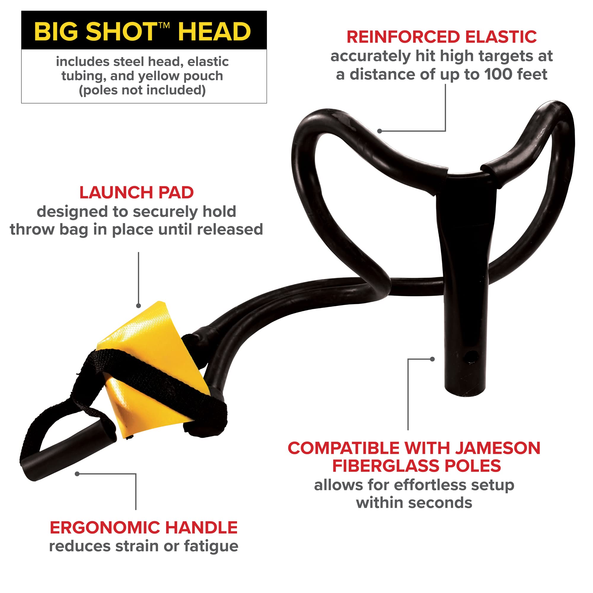 Jameson FG Base Pole 4ft provides sturdy reach for safe clearance