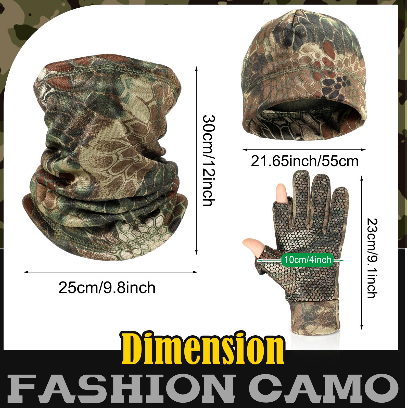 Janmercy camouflage hunting gear supports outdoor activities like hunting and bird watching