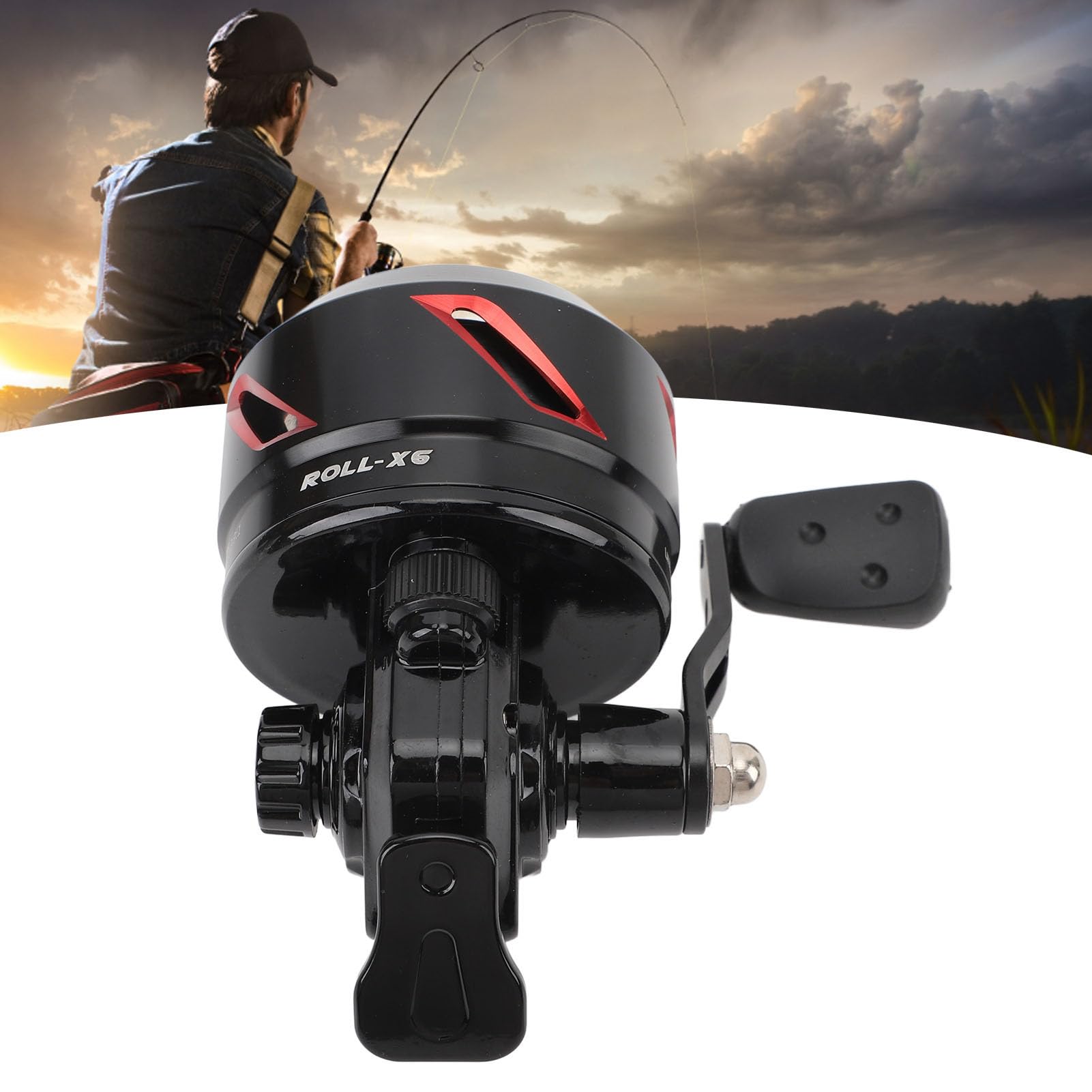 JAOCDOEN closed-face reel in action delivers smooth line output.