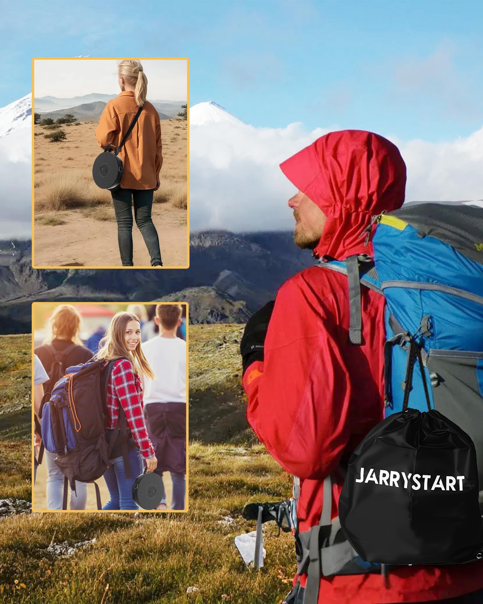 JarryStart lightweight 2.27 lb design for effortless carrying