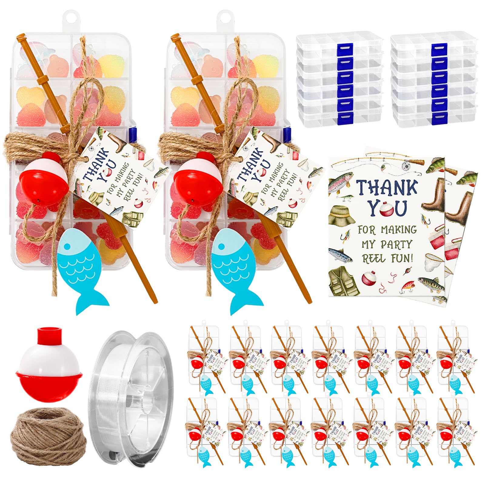 JarThenaAMCS 28-set fishing party favors main image