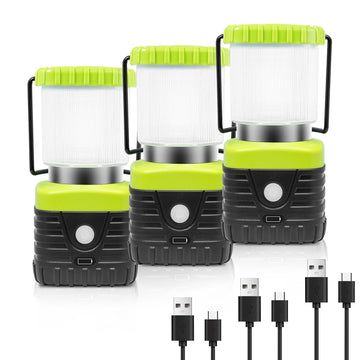 Jarxin 3-pack lanterns green packaging highlights convenient outdoor lighting kit