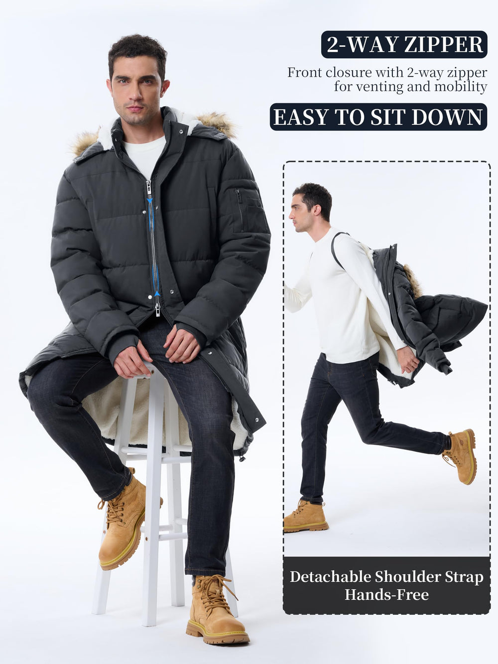 JAWERU multiple-pocket design keeps essentials secure during outdoor activities.
