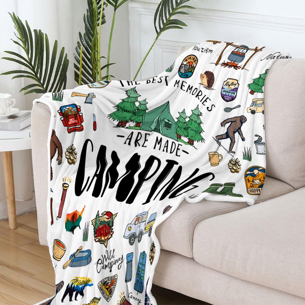 JAWO folded compact blanket ready for RV storage and portability