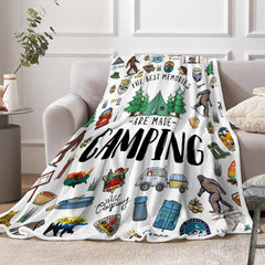 JAWO Bigfoot blanket texture closeup shows soft fuzzy flannel for cozy nights
