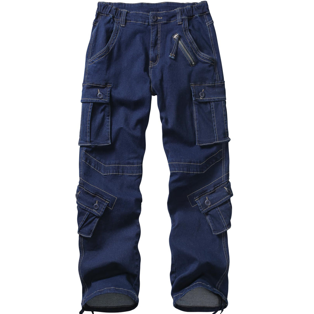Jawtut women's cargo pants front view with 8 pockets for versatile storage