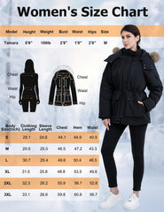 Jazvex women's heated jacket back view shows six heating zones for full-body comfort.