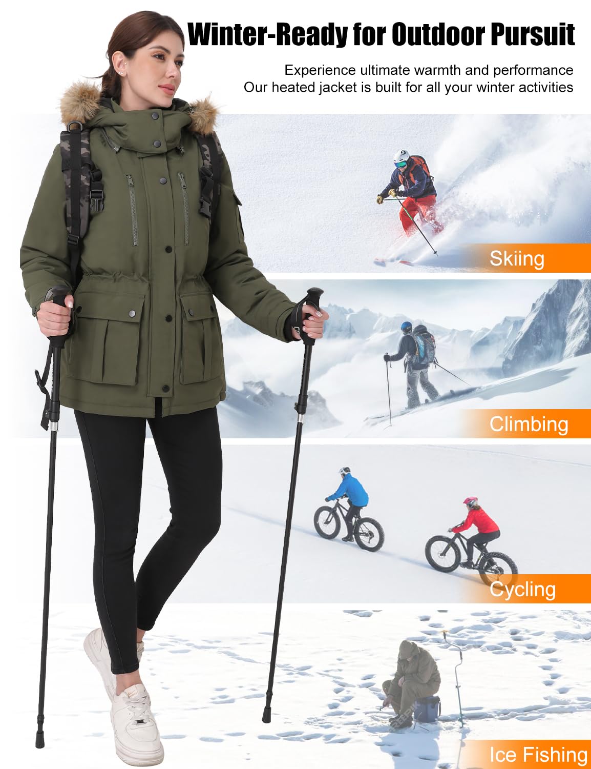 Jazvex winter outerwear worn in snow offers reliable warmth without bulk.