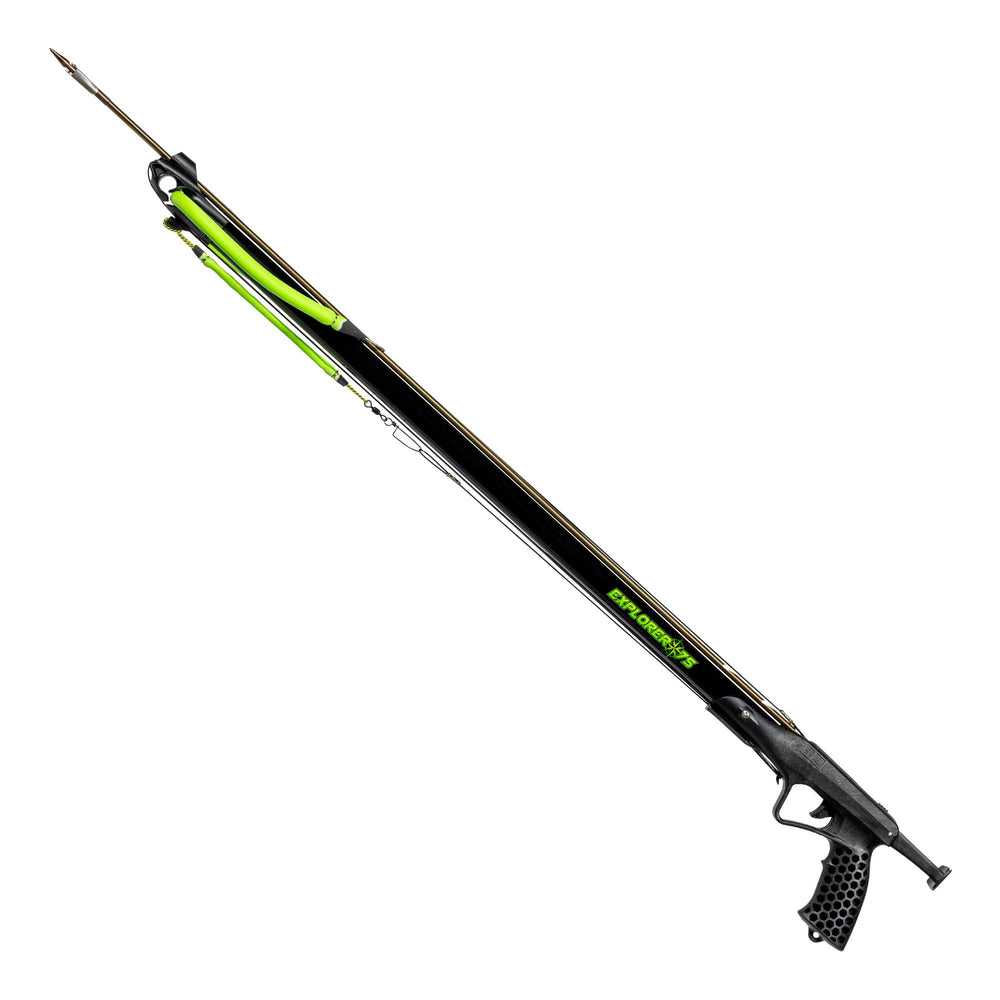 JBL Explorer 75cm speargun seen from side for precision control and accuracy.