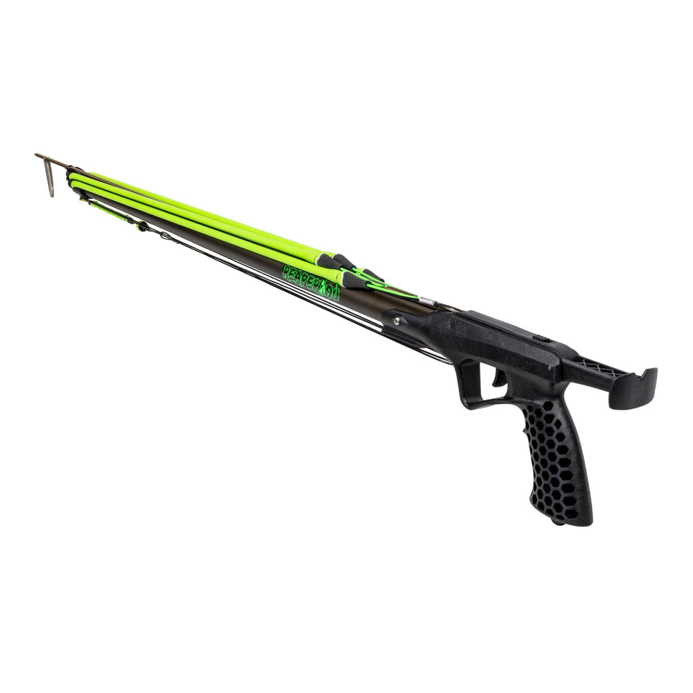 JBL Reaper ergonomic handle designed for comfortable aiming