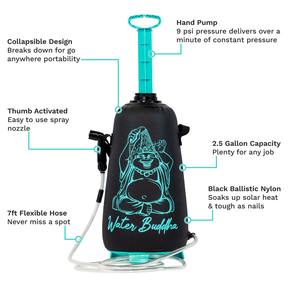 JBL Water Buddha Rinse Kit hose extended for flexible on the go rinsing
