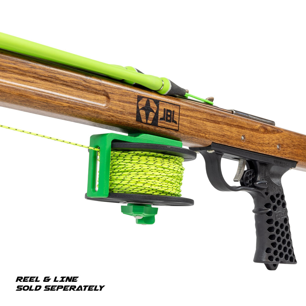 JBL Woody Elite universal rail mount supports accessories for customization.