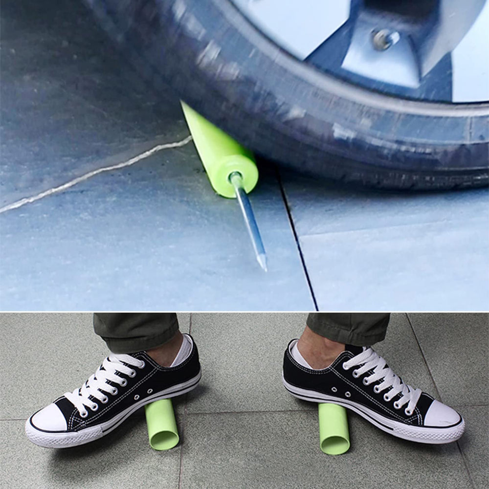 Two ball bungee cords to secure the rod holder