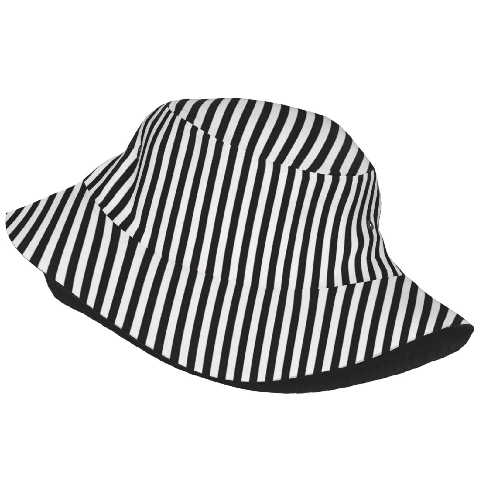 JBYJBX foldable bucket hat, side view, travel-ready and packable.