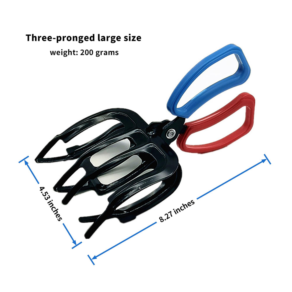 JDUNGSD fishing pliers with metal clamp in action for safe handling.