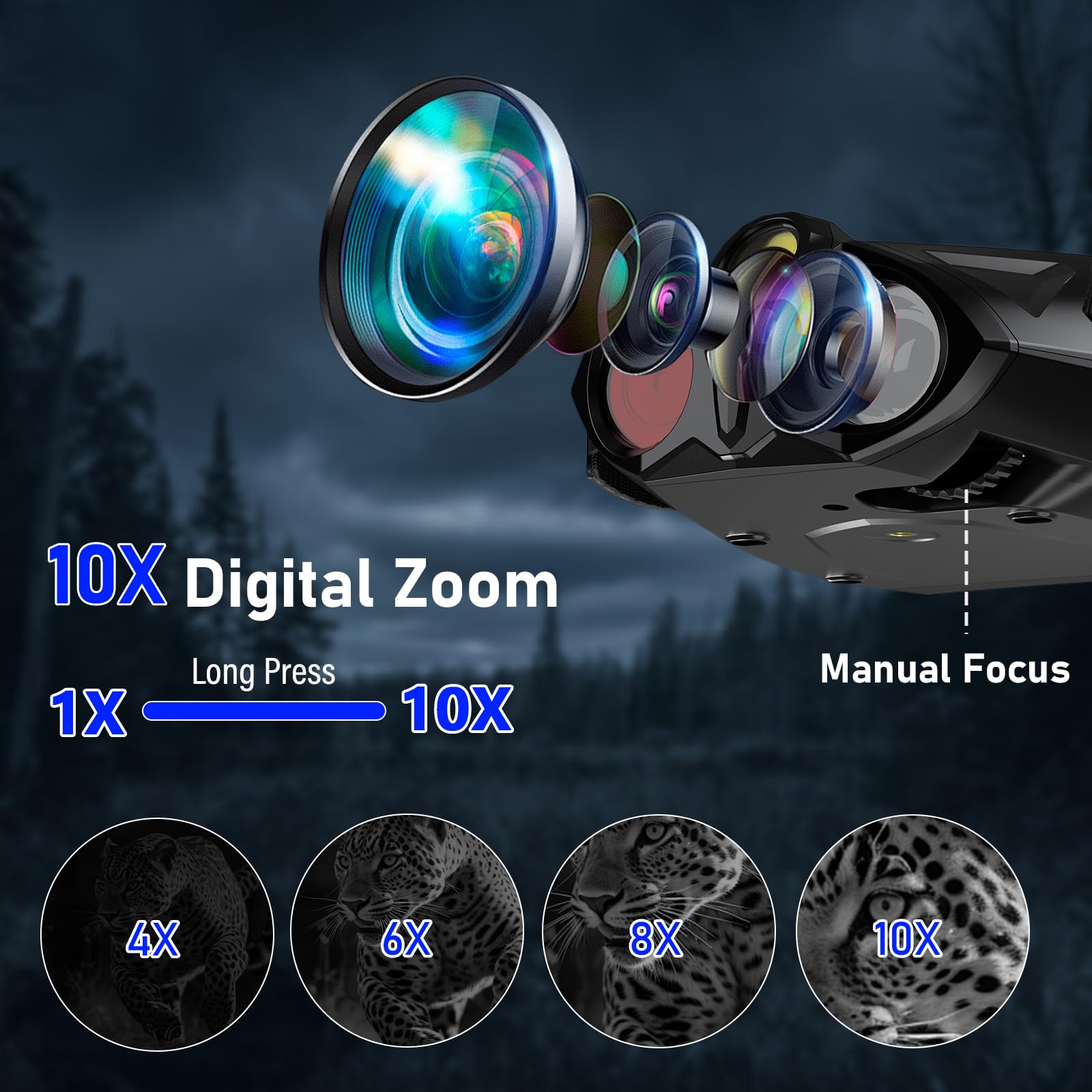 JDZ IR levels 7 adjustable for day to night observation
