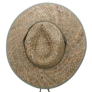 Jeanne Simmons green edge-trim lifeguard hat durable finish for outdoor use