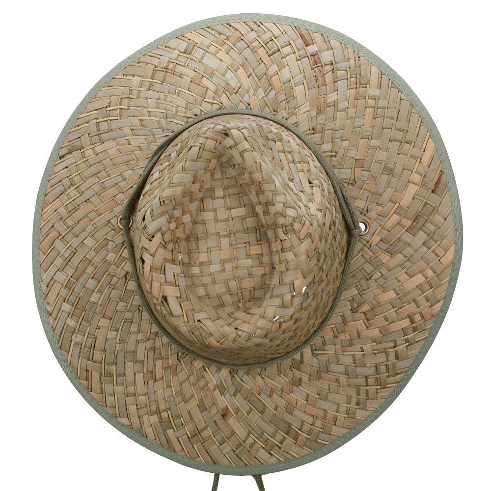 Jeanne Simmons green edge-trim lifeguard hat durable finish for outdoor use