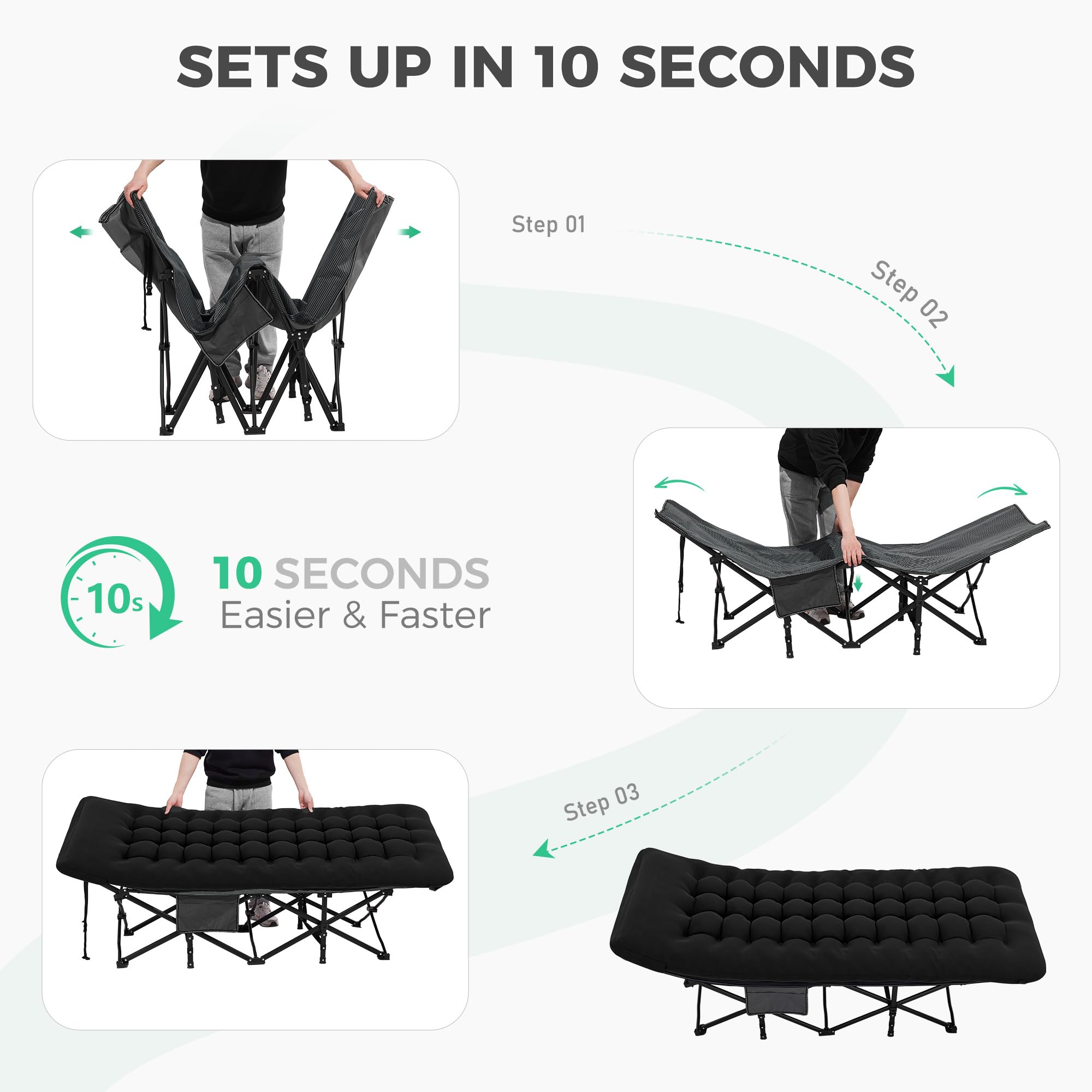 JEAREY portable carry bag makes transport quick and easy