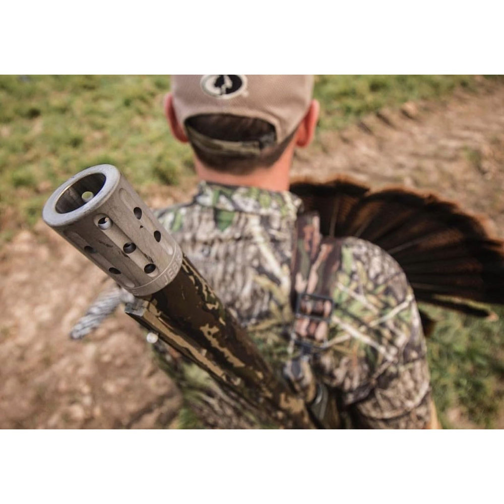 Jebs 12ga choke tube with 17-4 stainless steel construction for durability.