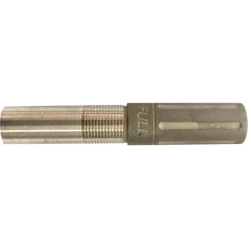 Jebs HeadHunter .410 choke in matte stainless finish improves versatility in field use.