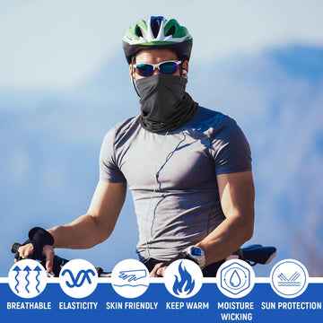 Jeere gaiter showing multiple wear styles for versatile outdoor use.