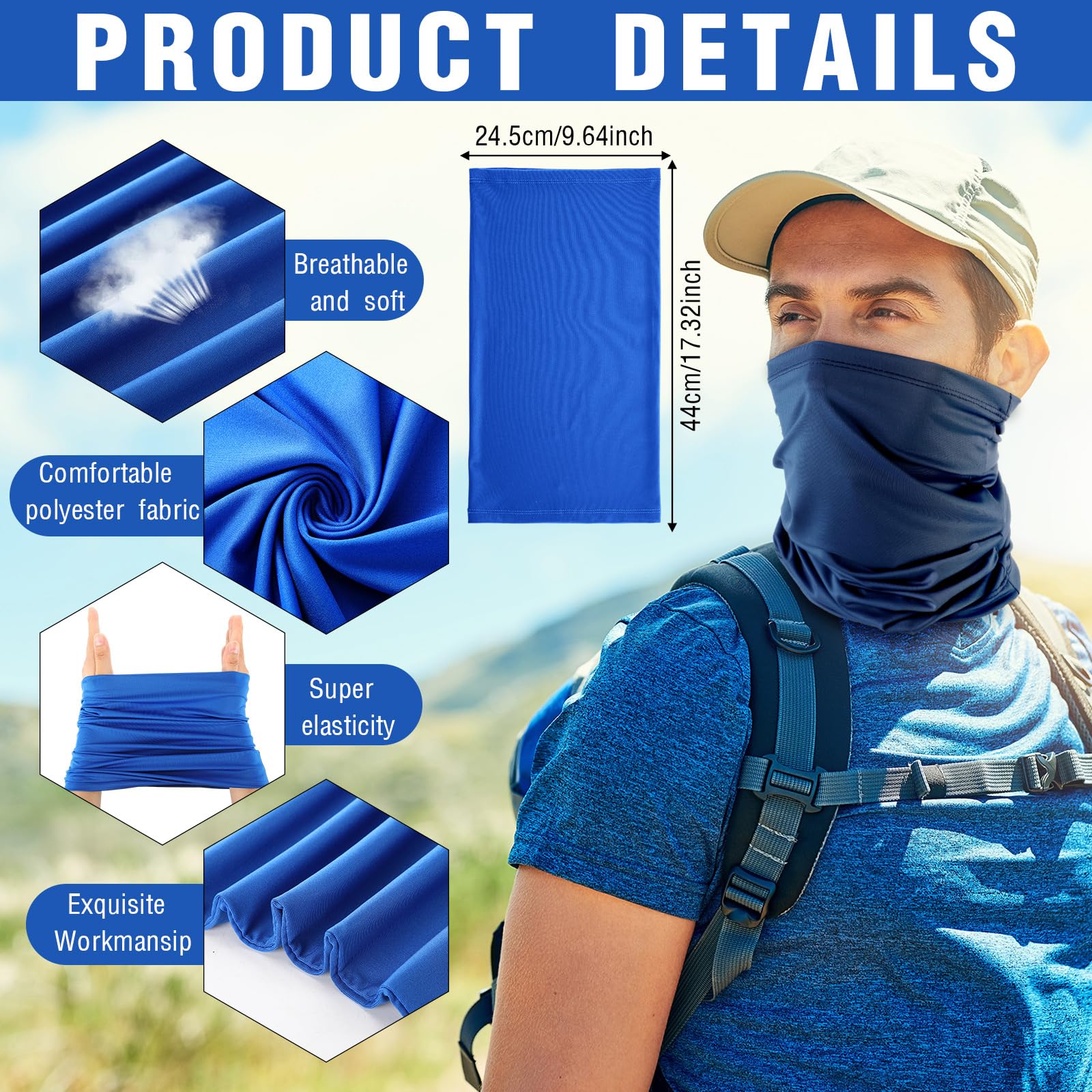 Jeere soft polyester-spandex fabric delivers breathable, moisture-wicking comfort.