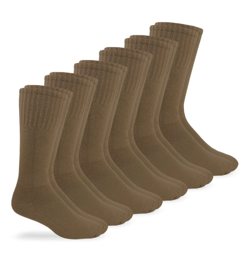 Jefferies women's military boot socks in coyote brown for outdoor hiking and rugged boots.
