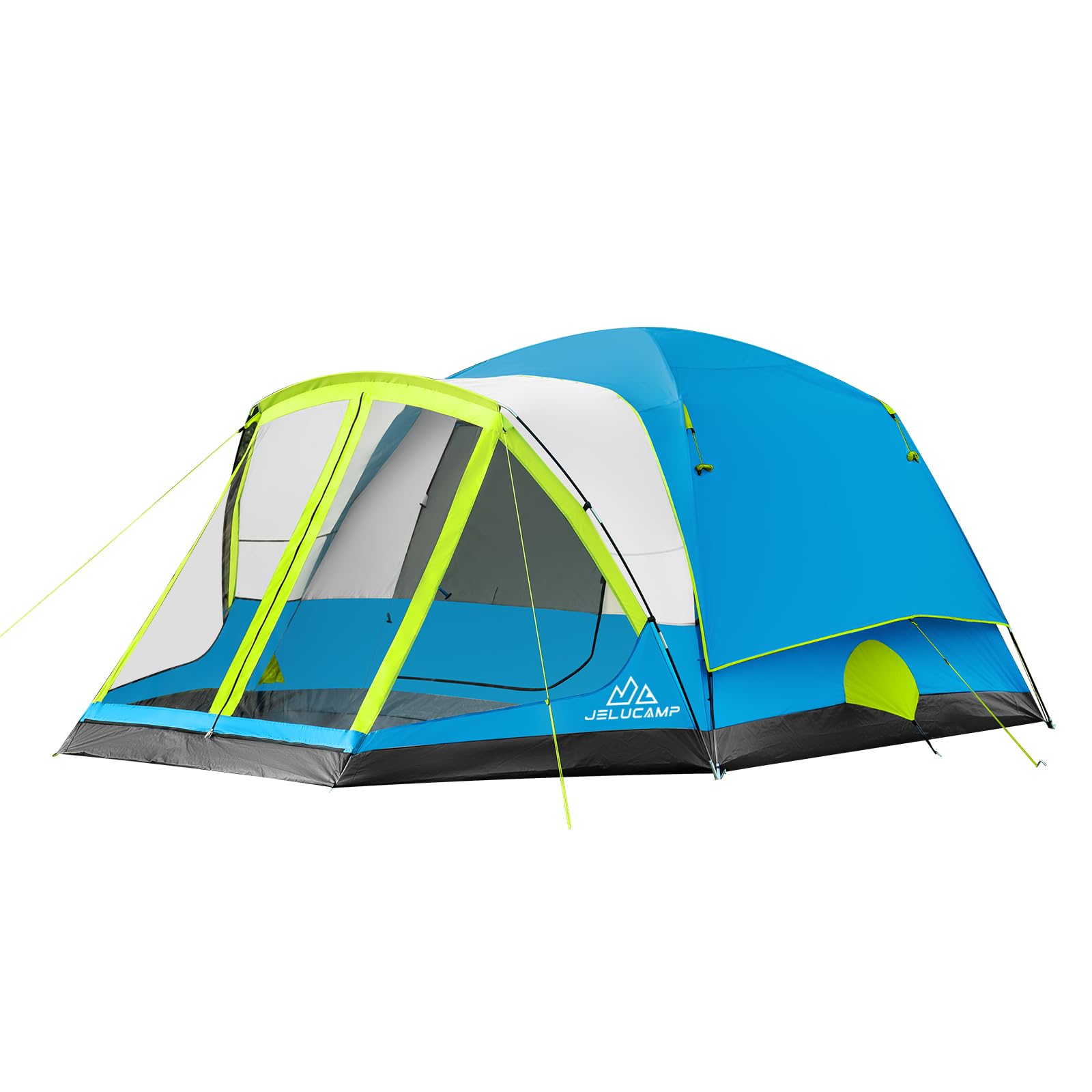 JELUCAMP 6/8-person tent with screen porch for pest-free outdoor relaxation