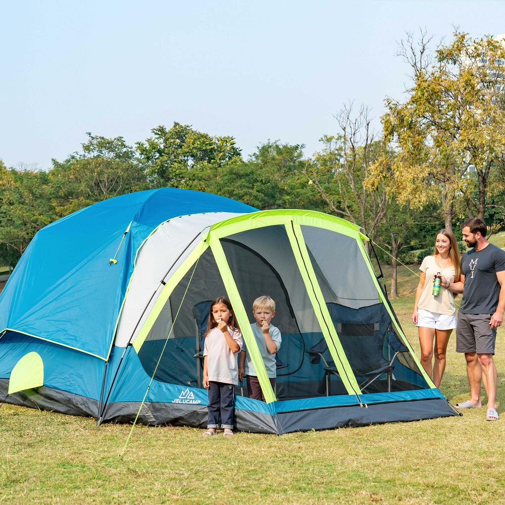 JELUCAMP carry bag included for easy transport and storage