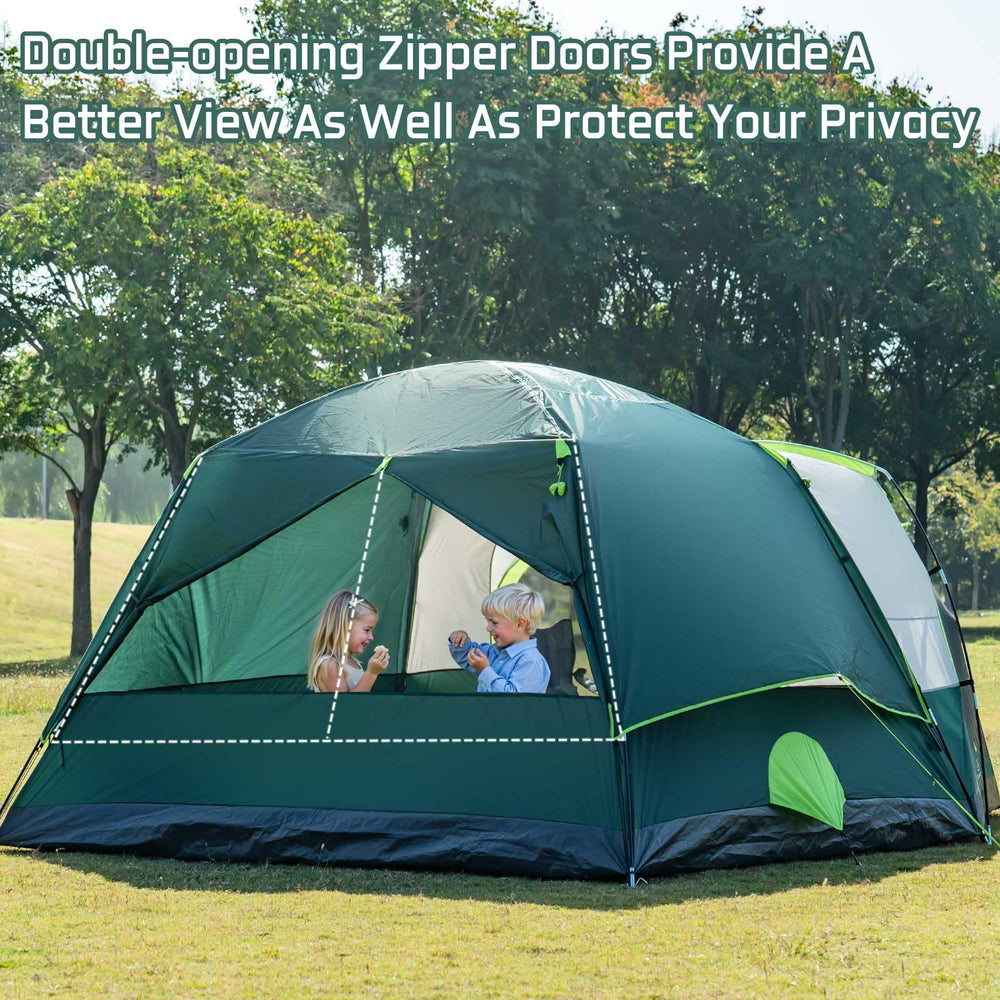 JELUCAMP quick 15-minute setup helps you start adventures sooner.