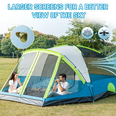 JELUCAMP spacious interior fits queen airbed and gear