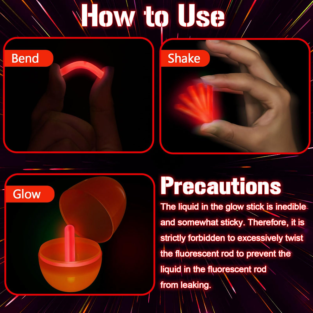 Mini red glow sticks 1.5 inch ready for use