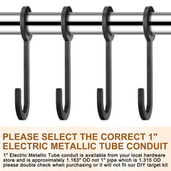 Jenaai steel shooting stand—black finish suitable for outdoor use.
