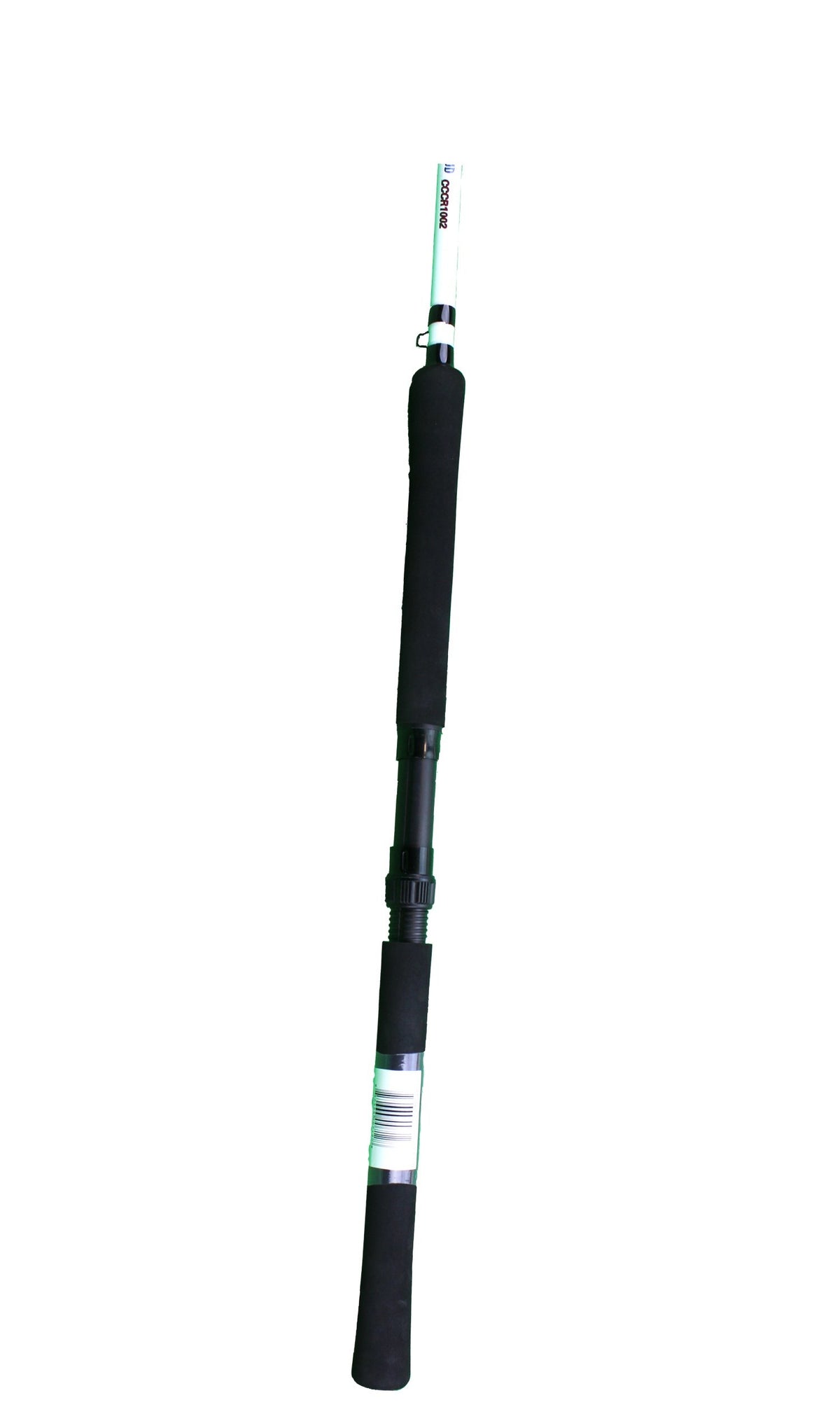 Jenko Cypress Creek Crappie fiberglass rod 8ft, versatile for jigging and crankbaits.