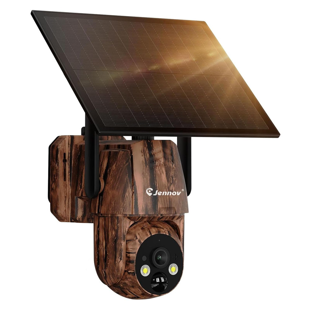 Jennov 4G trail camera with 2K live streaming for wildlife monitoring in remote areas